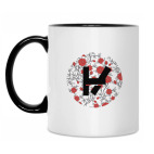 Кружка двухцветная