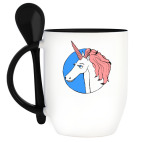 Кружка с ложкой