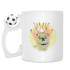 Кружка с футбольным мячиком
