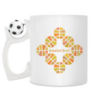 Кружка с футбольным мячиком