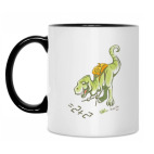 Кружка двухцветная