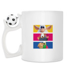 Кружка с футбольным мячиком