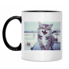 Кружка двухцветная