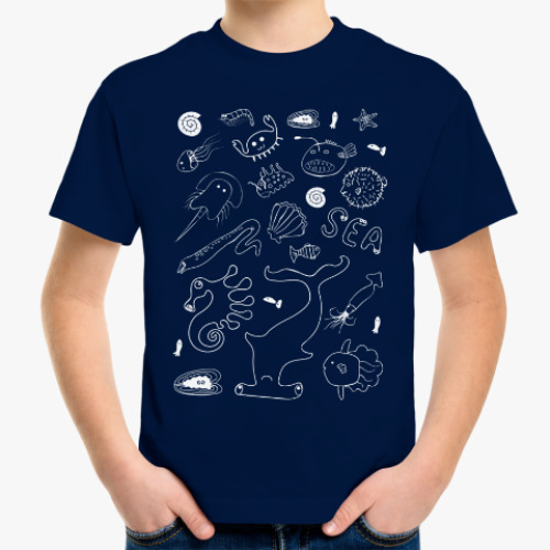 Детская футболка Море