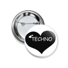 Значок 37 мм Techno