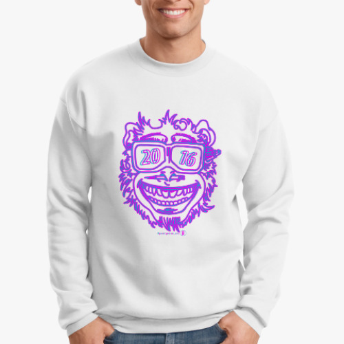 Свитшот с принтом Обезьяна 2016