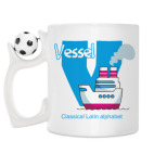 Кружка с футбольным мячиком