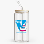 Банка с бамбуковой крышкой