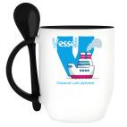 Кружка с ложкой