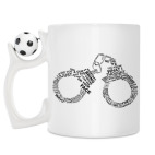 Кружка с футбольным мячиком