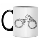 Кружка двухцветная