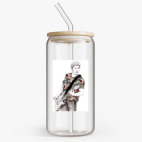 Банка с бамбуковой крышкой