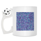 Кружка с футбольным мячиком