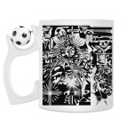 Кружка с футбольным мячиком