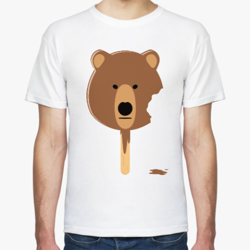 Футболка с принтом Медведь