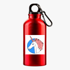 Металлическая бутылка 400 мл UV-DTF