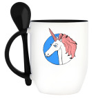 Кружка с ложкой