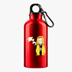 Металлическая бутылка 400 мл UV-DTF