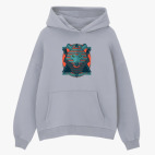 Толстовка худи оверсайз