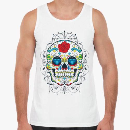 Майка с принтом Череп (Skull)