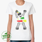 Женская футболка органик