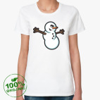 Женская футболка органик