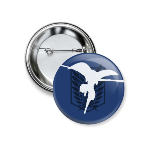 Значок 37мм с принтом Shingeki no Kyojin Леви Levi