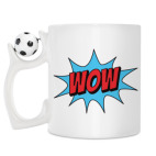 Кружка с футбольным мячиком