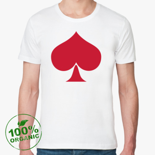 Футболка из органик-хлопка с принтом Вызывающая масть