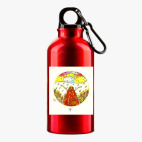 Металлическая бутылка 400 мл UV-DTF