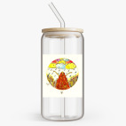 Банка с бамбуковой крышкой