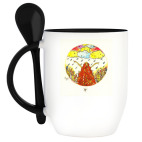 Кружка с ложкой