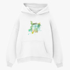 Толстовка худи оверсайз