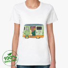 Женская футболка органик