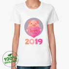 Женская футболка органик