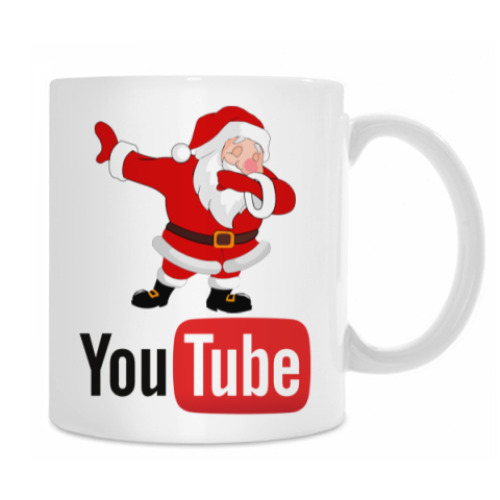 Кружка YouTube Dab Santa