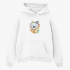 Толстовка худи оверсайз