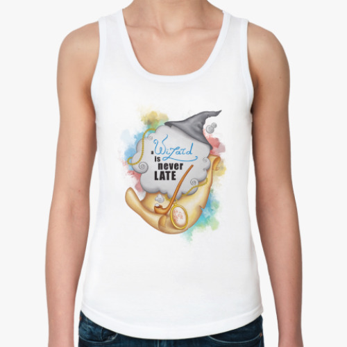Женская майка с принтом Волшебник