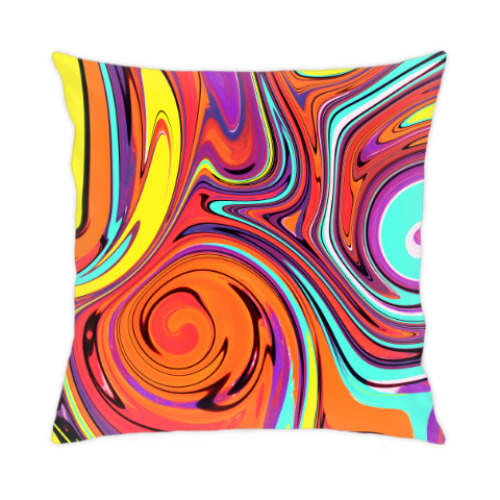 Подушка с принтом Абстракция