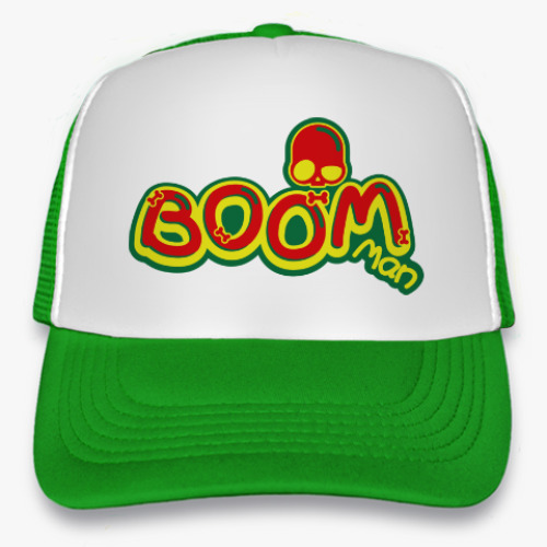 Кепка-тракер с принтом Boom Man