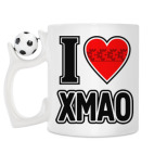 Кружка с футбольным мячиком