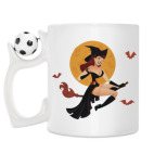 Кружка с футбольным мячиком