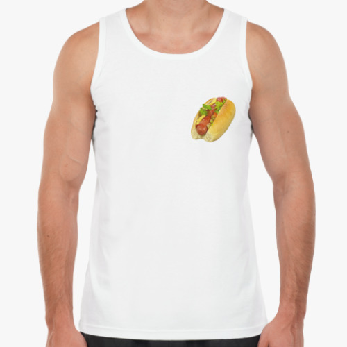 Майка с принтом  Хот-Дог
