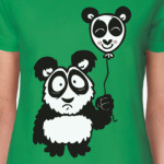 Панда с шариком