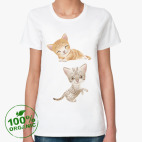 Женская футболка органик