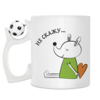 Кружка с футбольным мячиком