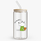 Банка с бамбуковой крышкой