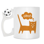 Кружка с футбольным мячиком