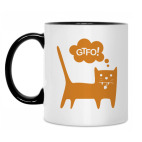 Кружка двухцветная