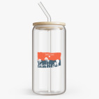 Банка с бамбуковой крышкой